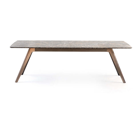 Mesa de Jantar DELTA - Vidro Mármore